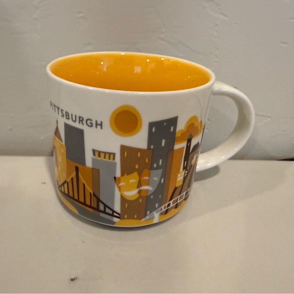 Starbucks 2015 Pittsburgh You are here collection coffee mug 14oz‎